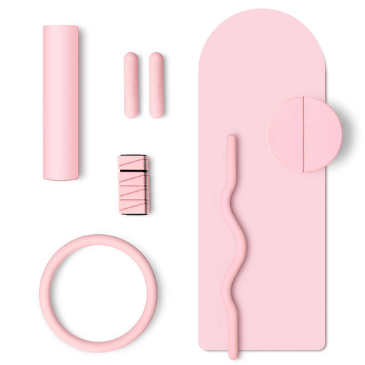 Home Gym Fitness Pilates Yoga Set Rubber PU Yoga Mat Power Ring Silicone Dumbbell Ankle Weight Beam Barbell Bar Snaivere