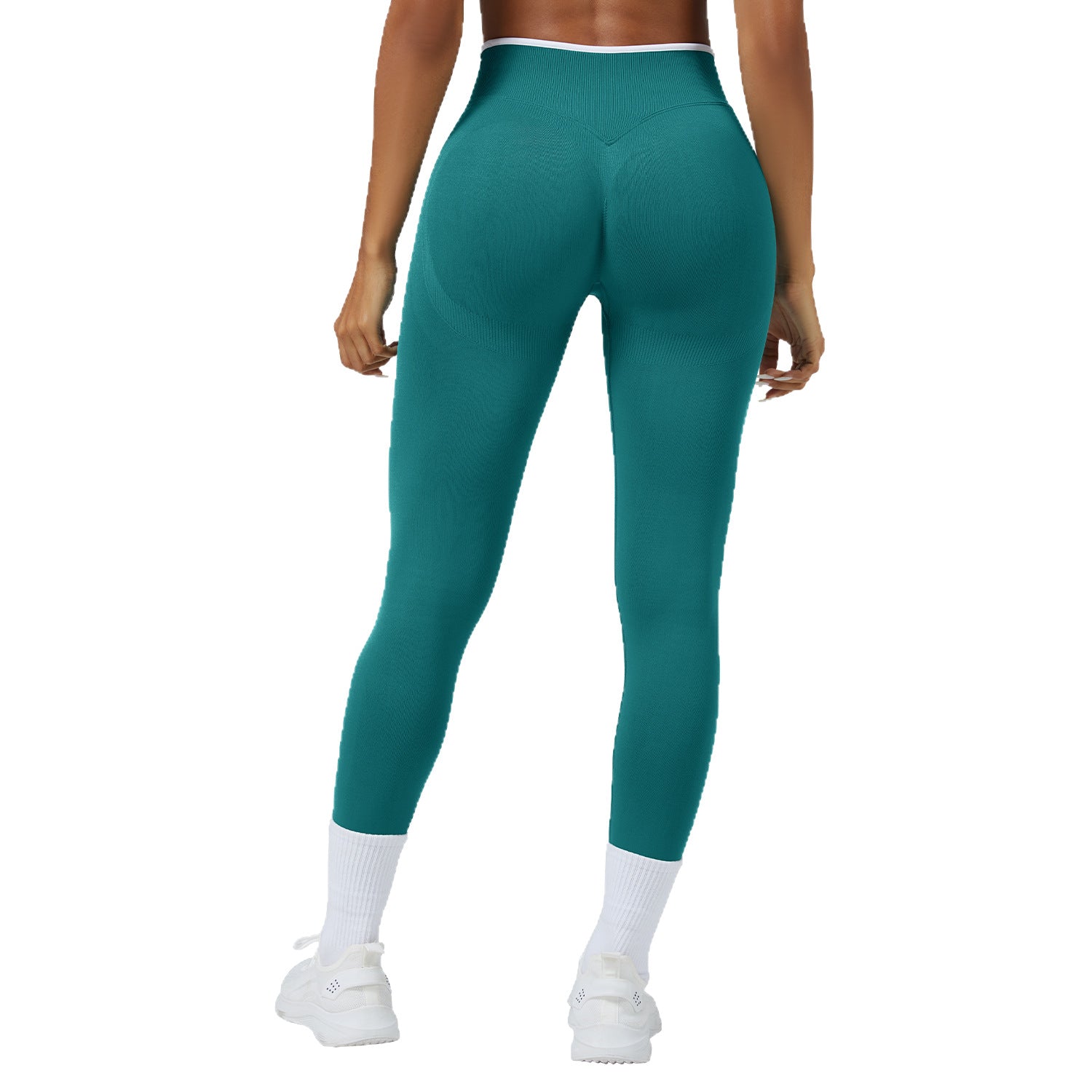 Seamless Knitted Tight High Waist Quick-drying Sports Yoga Pants Snapicks