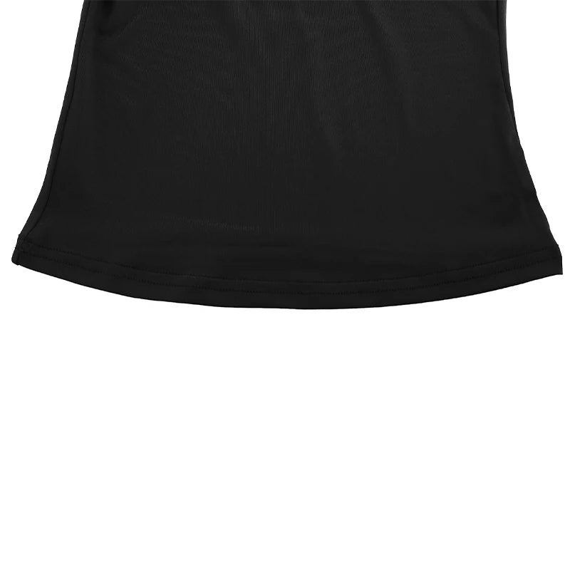 Solid Color Sleeveless Summer Knit Top Snaviére