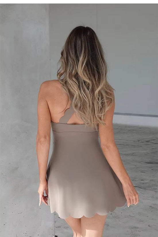 Summer Skirt Dress - Breathable Cross-Back Athletic Skort for Summer Snaviére