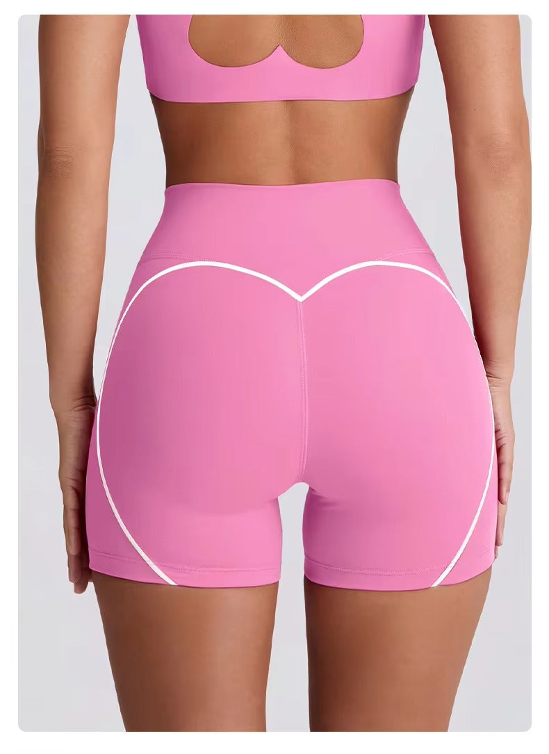 Heart Shaped Workout Set - Short Yoga Gym Activewear Bundle Snaviére