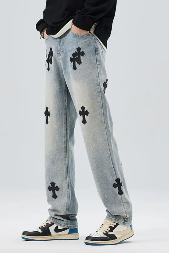 American straight Jeans for Men ~ Cross Snaviére
