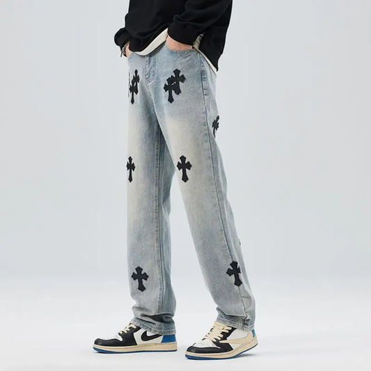 American straight Jeans for Men ~ Cross Snaviére