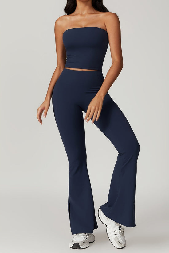 Seamless Ribbed Active Set - Buttery-Soft Top & High-Waist Leggings Snaviére