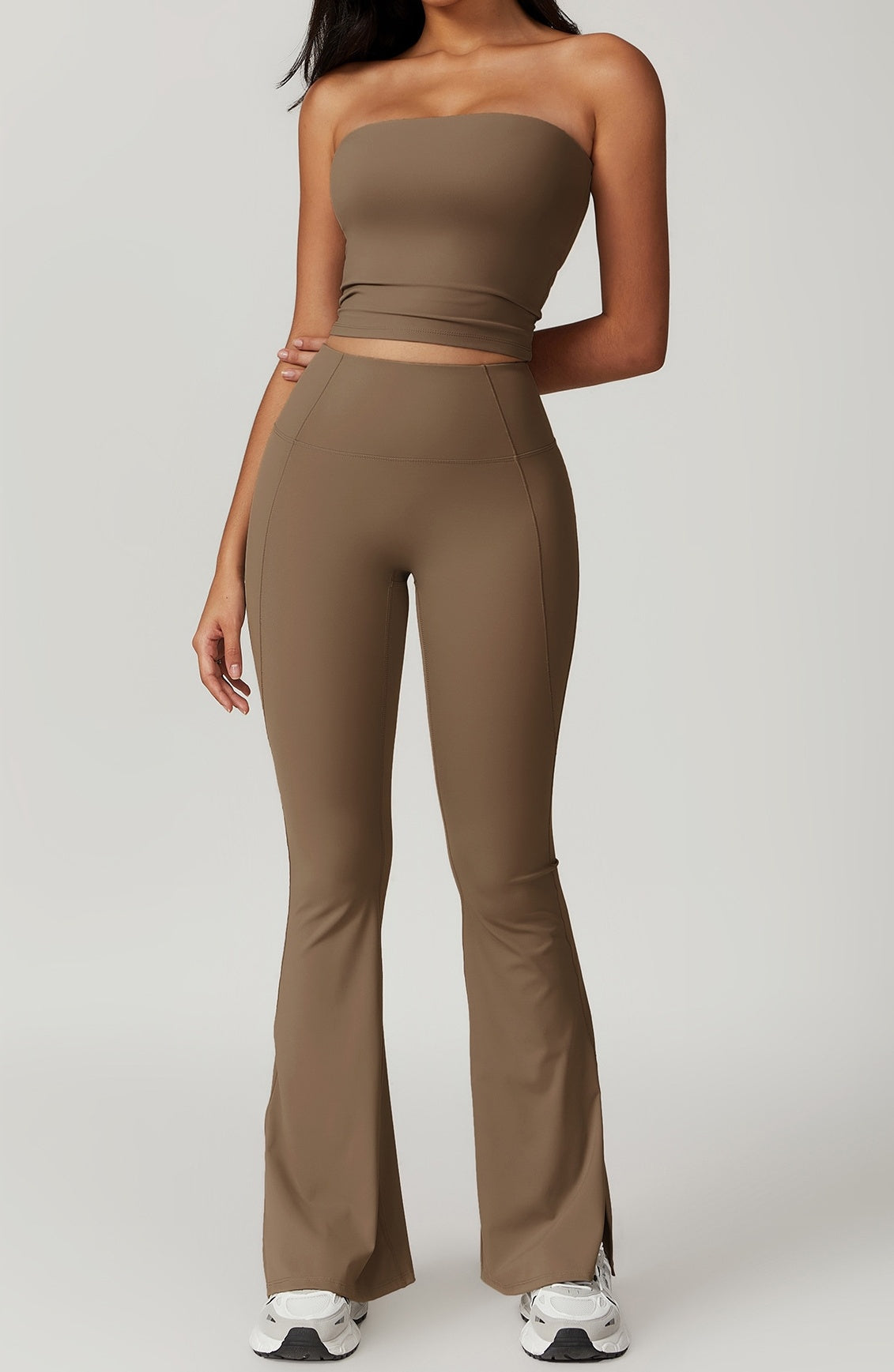 Seamless Ribbed Active Set - Buttery-Soft Top & High-Waist Leggings Snaviére