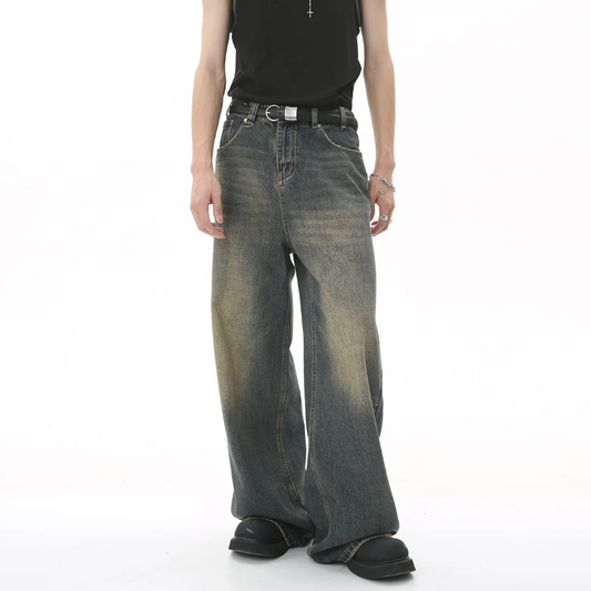 Four Season loose Straight retro Jeans Snaviére