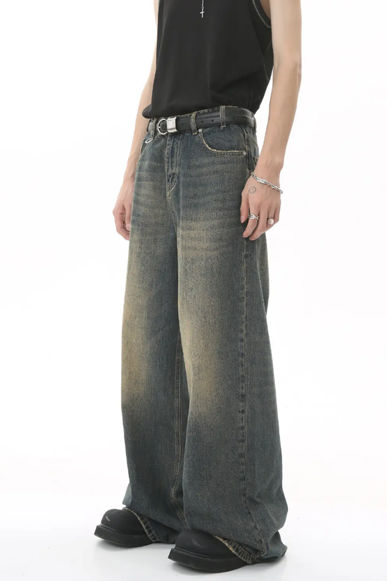 Four Season loose Straight retro Jeans Snaviére