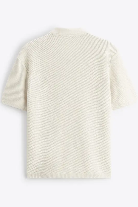 Premium Knit Polo T‑shirt – Men’s Cotton Short Sleeve Button‑Up Polo Snaviére