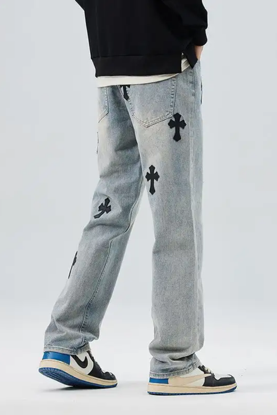 American straight Jeans for Men ~ Cross Snaviére