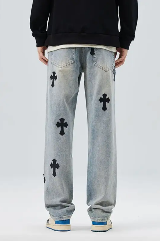 American straight Jeans for Men ~ Cross Snaviére